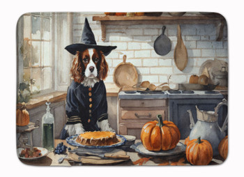 Cavalier Spaniel Fall Kitchen Pumpkins Memory Foam Bath/Kitchen Mat DAC1761 product image at NuMercy