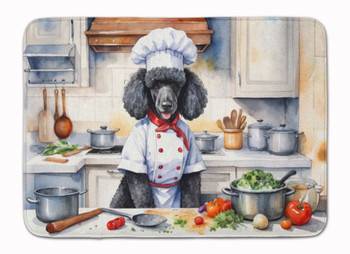 Black Poodle The Chef Memory Foam Bath/Kitchen Mat DAC6302 product image at NuMercy
