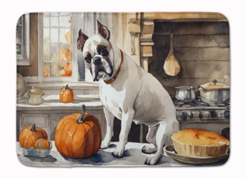 Boxer Fall Kitchen Pumpkins Memory Foam Bath/Kitchen Mat DAC1751 product image at NuMercy