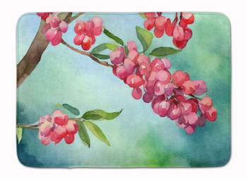Pennsylvania Mountain Laurels in Watercolor Memory Foam Bath/Kitchen Mat product image at NuMercy