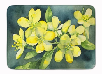 South Carolina Yellow Jessamine in Watercolor Memory Foam Bath/Kitchen Mat product image at NuMercy