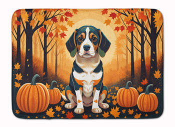 Beagle Fall Memory Foam Bath/Kitchen Mat product image at NuMercy