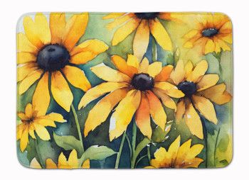 Maryland Black-Eyed Susans in Watercolor Memory Foam Bath/Kitchen Mat DAC1666 product image at NuMercy