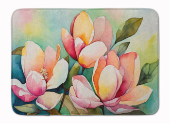 Mississippi Magnolia in Watercolor Memory Foam Bath/Kitchen Mat DAC1676 product image at NuMercy