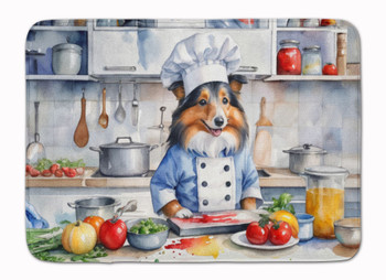 Sheltie The Chef Memory Foam Bath/Kitchen Mat product image at NuMercy