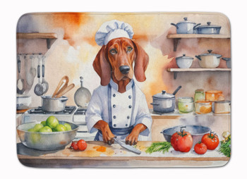 Redbone Coonhound The Chef Memory Foam Bath/Kitchen Mat product image at NuMercy