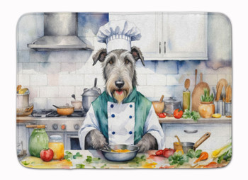 Irish Wolfhound The Chef Memory Foam Bath/Kitchen Mat product image at NuMercy