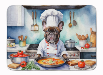 French Bulldog The Chef Memory Foam Bath/Kitchen Mat DAC6251 product image at NuMercy
