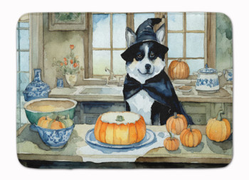 Akita Fall Kitchen Pumpkins Memory Foam Bath/Kitchen Mat product image at NuMercy