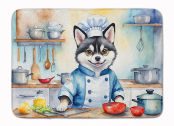 Alaskan Klee Kai The Chef Memory Foam Bath/Kitchen Mat product image at NuMercy