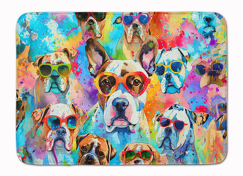 Boxer Hippie Dawg Memory Foam Bath/Kitchen Mat DAC2474 product image at NuMercy