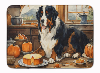 Bernese Mountain Dog Fall Kitchen Pumpkins Memory Foam Bath/Kitchen Mat DAC1738 product image at NuMercy