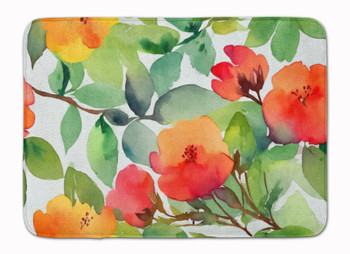 Connecticut Mountain Laurels in Watercolor Memory Foam Bath/Kitchen Mat DAC1633 product image at NuMercy