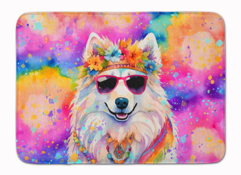Samoyed Hippie Dawg Memory Foam Bath/Kitchen Mat DAC2550 product image at NuMercy