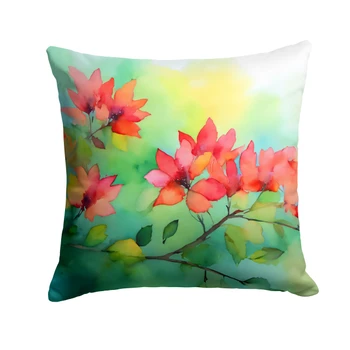 Missouri Hawthorns in Watercolor Throw Pillow 18" x 18" DAC1678 product image at NuMercy