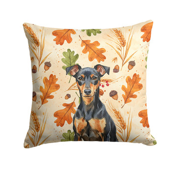 Manchester Terrier Heirloom Fall Throw Pillow 18" x 18" product image at NuMercy