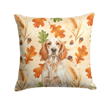 Orange Belton English Setter Heirloom Fall Throw Pillow 18" x 18" product image at NuMercy