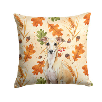 Fawn Italian Greyhound Heirloom Fall Throw Pillow 18" x 18" product image at NuMercy