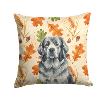 Gray Newfoundland Heirloom Fall Throw Pillow 18" x 18" product image at NuMercy