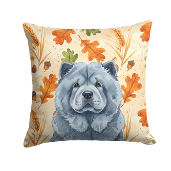 Blue Chow Chow Heirloom Fall Throw Pillow 18" x 18" product image at NuMercy