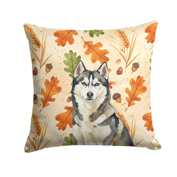 Agouti Siberian Husky Heirloom Fall Throw Pillow 18" x 18" product image at NuMercy