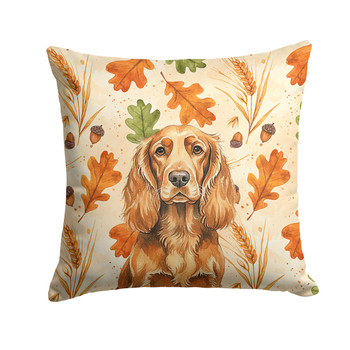 Sussex Spaniel Heirloom Fall Throw Pillow 18" x 18" product image at NuMercy