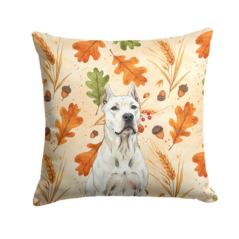 Dogo Argentino Heirloom Fall Throw Pillow 18" x 18" product image at NuMercy