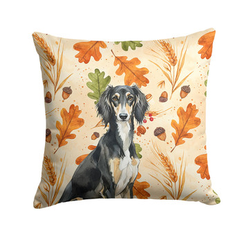 Black and Tan Saluki Heirloom Fall Throw Pillow 18" x 18" product image at NuMercy