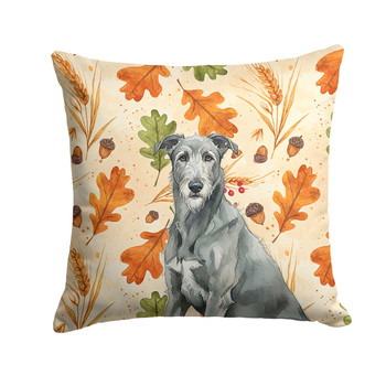 Gray Irish Wolfhound Heirloom Fall Throw Pillow 18" x 18" product image at NuMercy