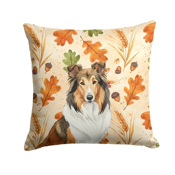 Sable Collie Heirloom Fall Throw Pillow 18" x 18" product image at NuMercy