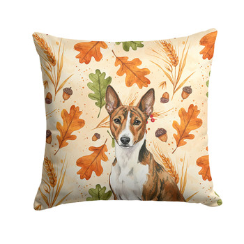 Brindle and White Basenji Heirloom Fall Throw Pillow 18" x 18" product image at NuMercy