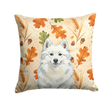 American Eskimo Heirloom Fall Throw Pillow 18" x 18" product image at NuMercy