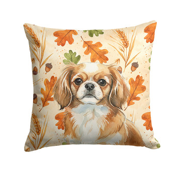 Tibetan Spaniel Heirloom Fall Throw Pillow 18" x 18" product image at NuMercy