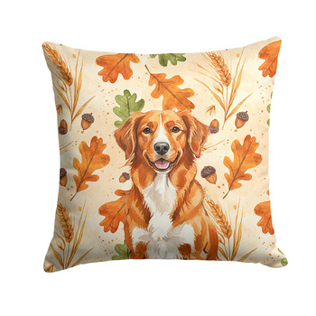 Orange Nova Scotia Duck Tolling Retriever Heirloom Fall Throw Pillow 18" x 18" product image at NuMercy