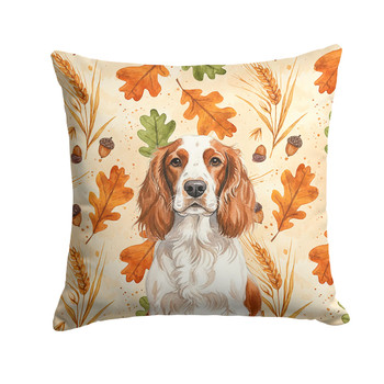 Welsh Springer Spaniel Heirloom Fall Throw Pillow 18" x 18" product image at NuMercy