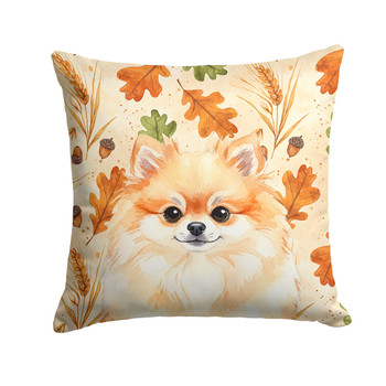 Pomeranian Heirloom Fall Throw Pillow 18" x 18" product image at NuMercy
