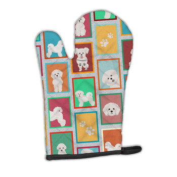 Lots of Bichon Frise Oven Mitt product image at NuMercy