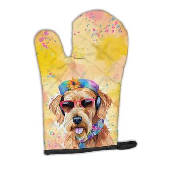 Airedale Terrier Hippie Dawg Oven Mitt product image at NuMercy