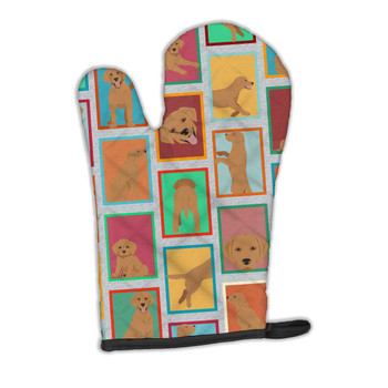 Lots of Red Fox Labrador Retriever Oven Mitt product image at NuMercy