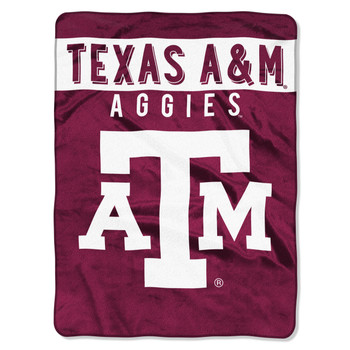Texas A&M Aggies Basic Raschel Throw Blanket