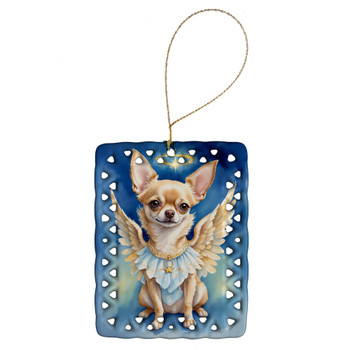 Chihuahua My Angel Porcelain Christmas Ornament DAC6975 product image at NuMercy