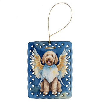 Labradoodle My Angel Porcelain Christmas Ornament DAC7030 product image at NuMercy