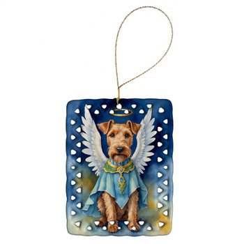 Irish Terrier My Angel Porcelain Christmas Ornament product image at NuMercy