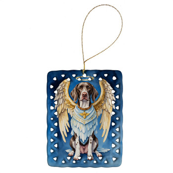 German Shorthaired Pointer My Angel Porcelain Christmas Ornament product image at NuMercy