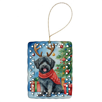 Puli Christmas Reindeer Porcelain Ornament product image at NuMercy