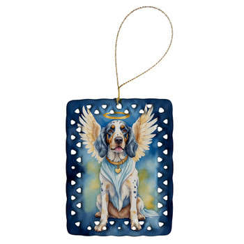 English Setter My Angel Porcelain Christmas Ornament product image at NuMercy