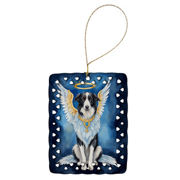 Borzoi My Angel Porcelain Christmas Ornament DAC6956 product image at NuMercy