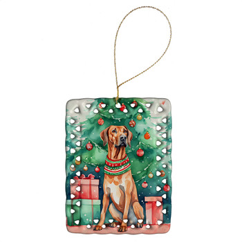 Rhodesian Ridgeback Christmas Porcelain Ornament DAC3604 product image at NuMercy