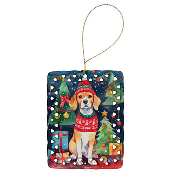 Beagle Christmas Porcelain Ornament DAC3349 product image at NuMercy