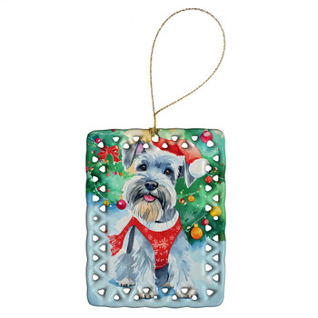 Schnauzer Christmas Porcelain Ornament DAC3631 product image at NuMercy